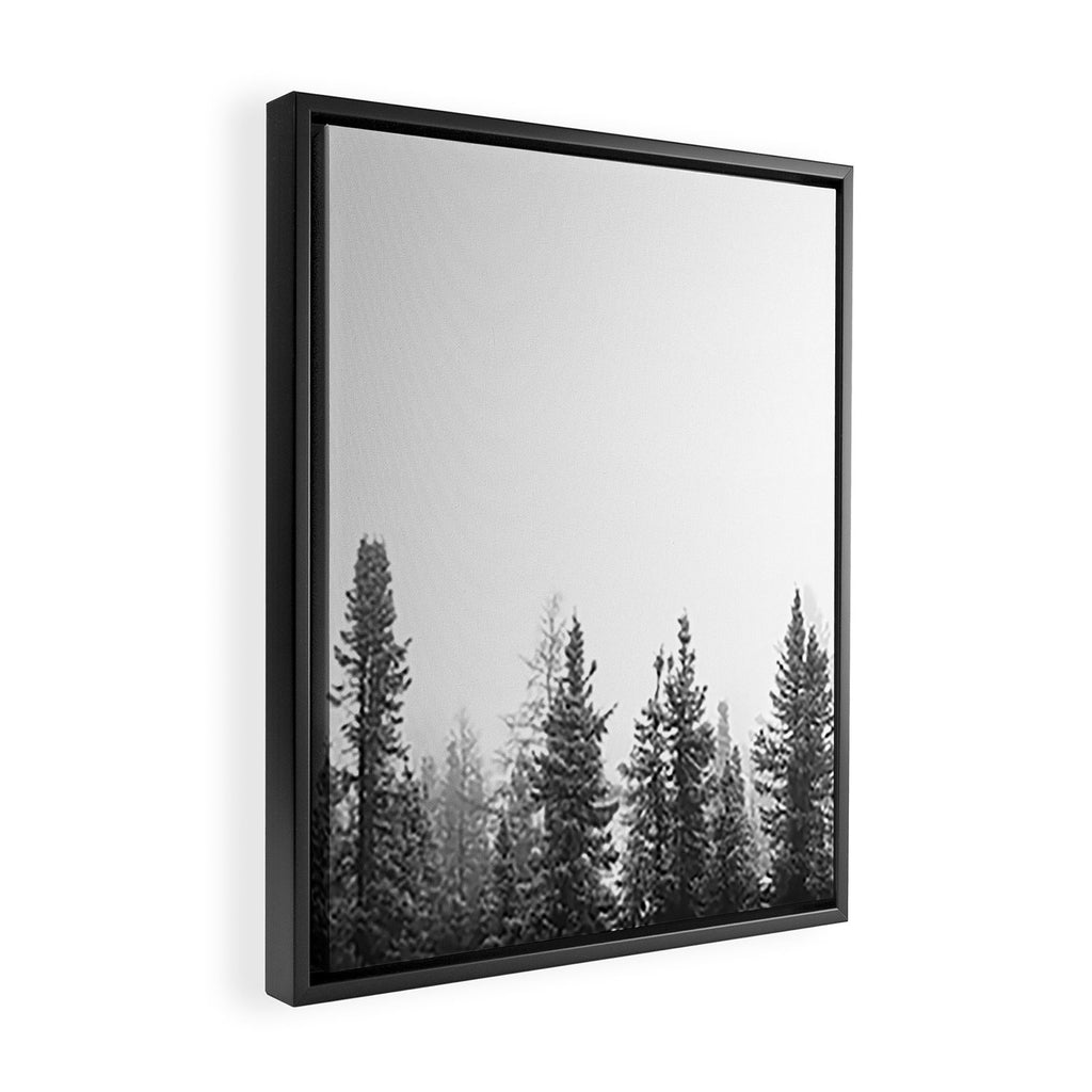 Misty Forest Framed Canvas Print Gallery Image 2