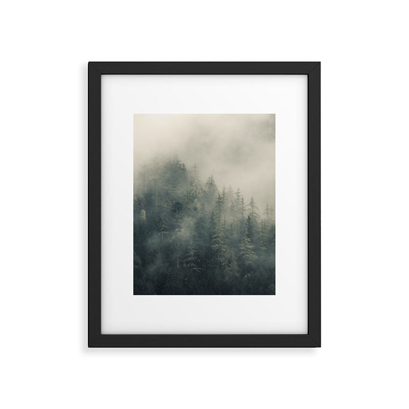 Misty Pine Forest 2 Framed Art Print Gallery Image 5
