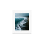 Misty Shoreline - Moody Ocean Photography Print Art Print Gallery Image 1