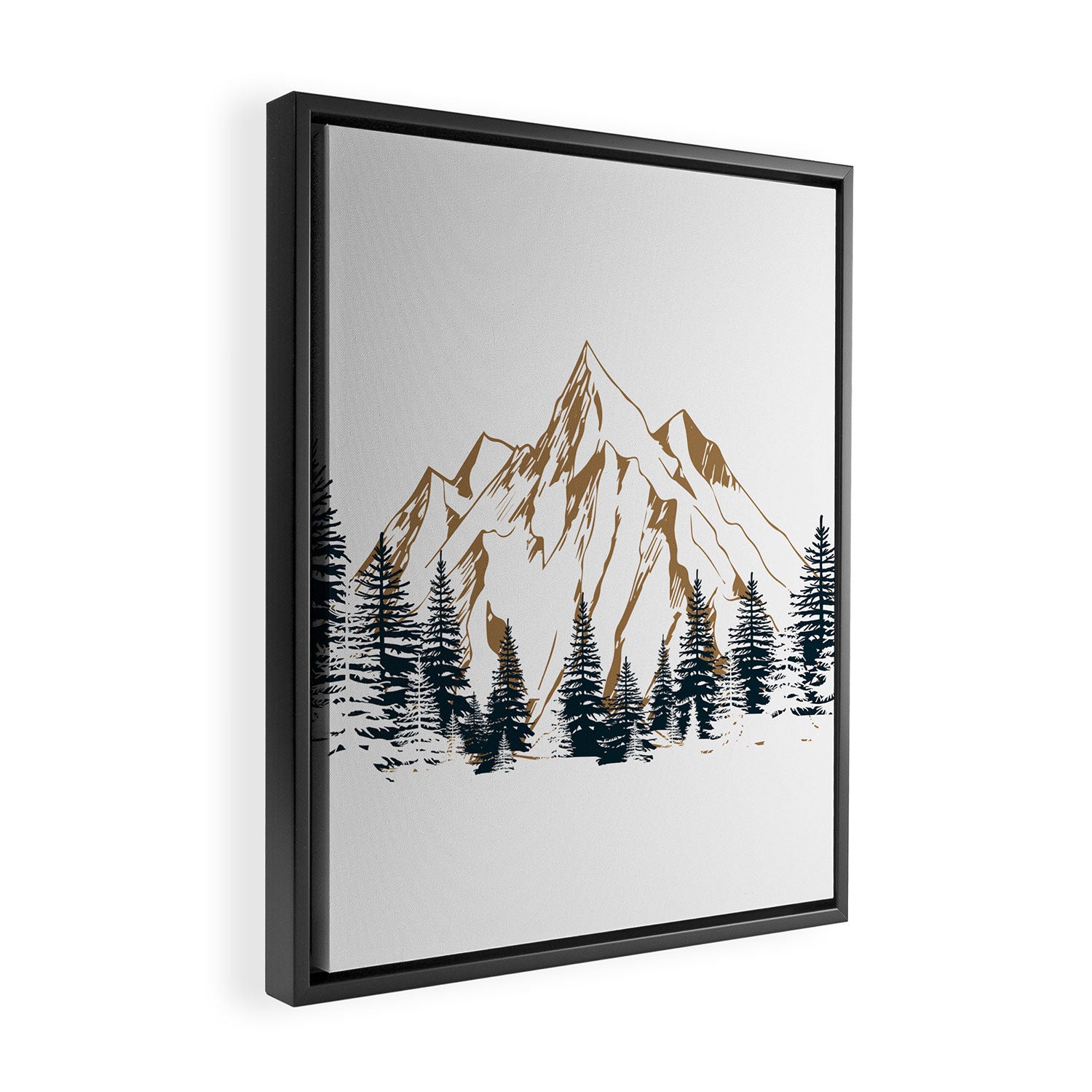 mountain 4 Framed Canvas Print Gallery Image 2