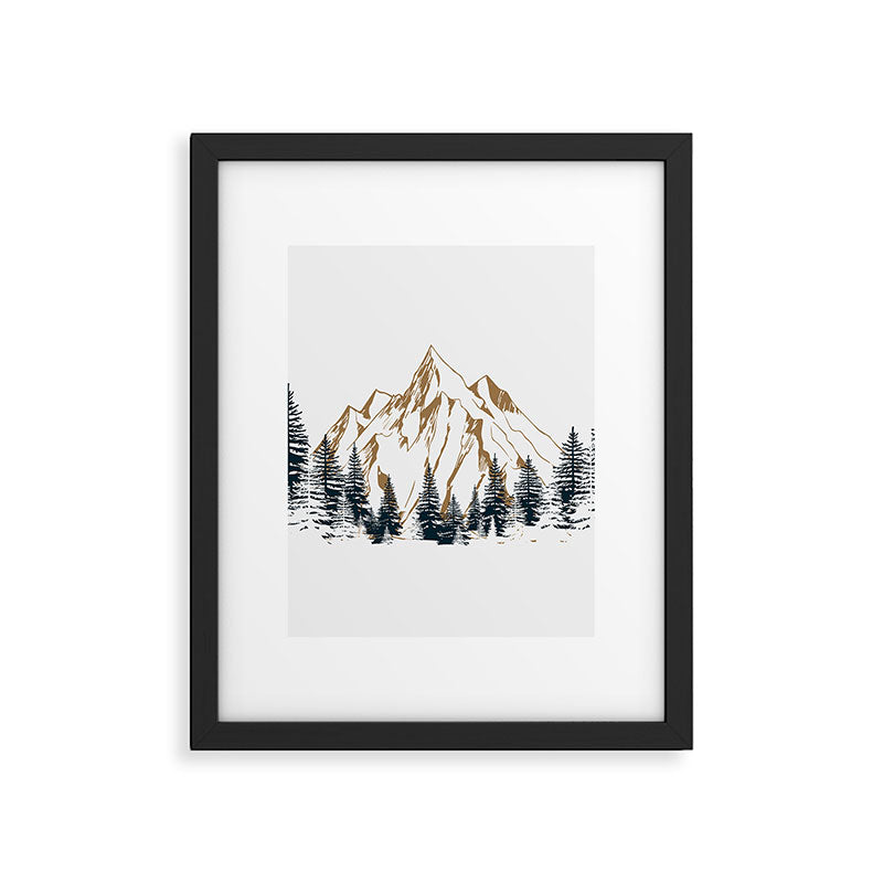 mountain 4 Framed Art Print Gallery Image 6