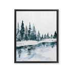 Mountain River Framed Canvas Print Gallery Image 8