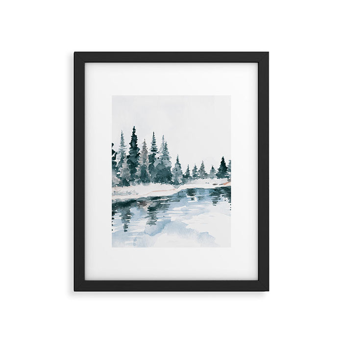 Mountain River Framed Art Print Gallery Image 1