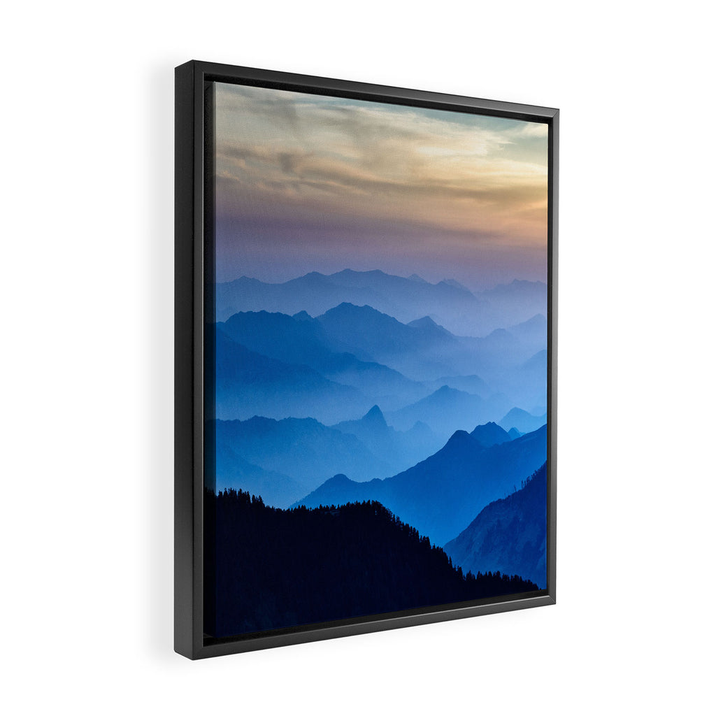 Mountains 11 Framed Canvas Print Gallery Image 2