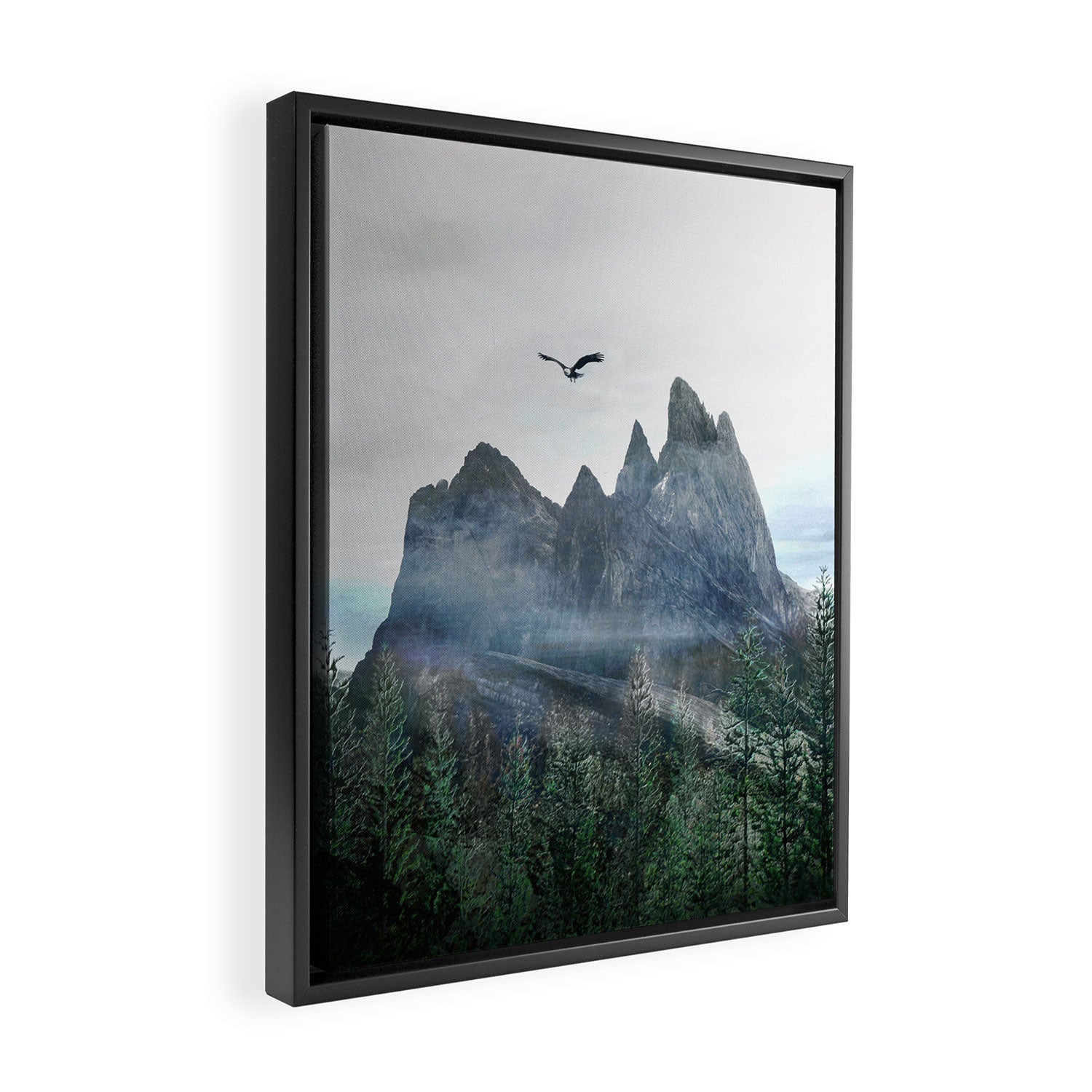 Mountains 13 Framed Canvas Print Gallery Image 2