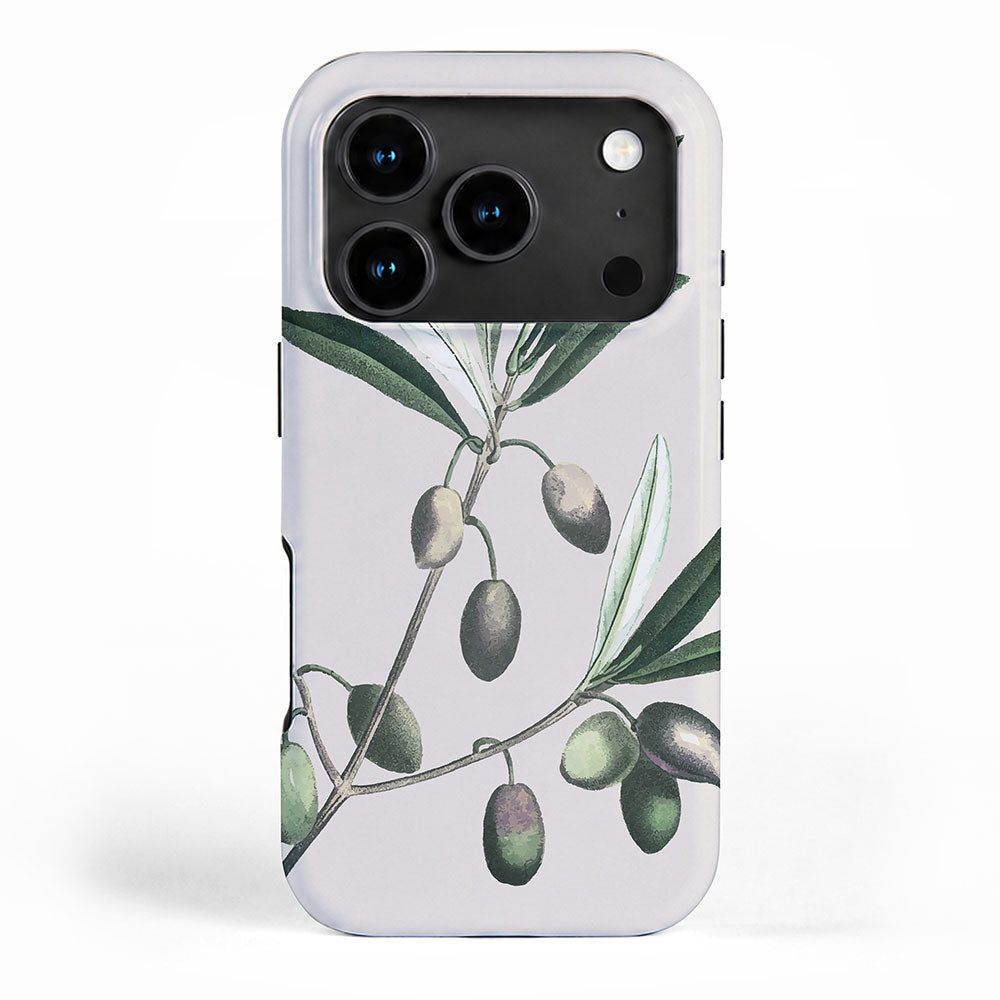 Olive Tree Branch iPhone Case Gallery Image 1