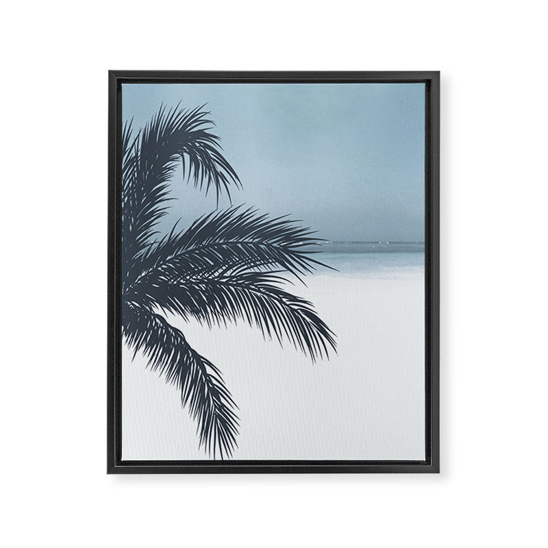 Palm and Ocean Framed Canvas Print Gallery Image 6