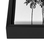 Palm trees 3 Framed Canvas Print Gallery Image 3