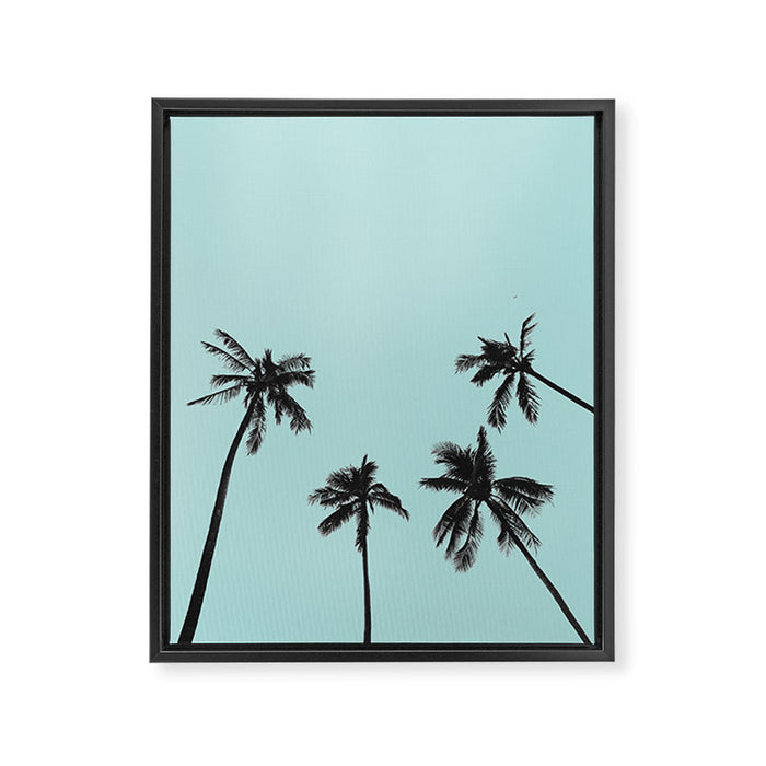 Palm trees 5 Framed Canvas Print Gallery Image 1