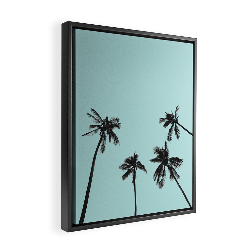 Palm trees 5 Framed Canvas Print Gallery Image 2