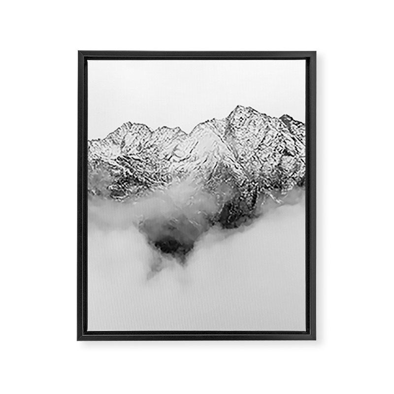 Peaks on the Mist Framed Canvas Print Gallery Image 6