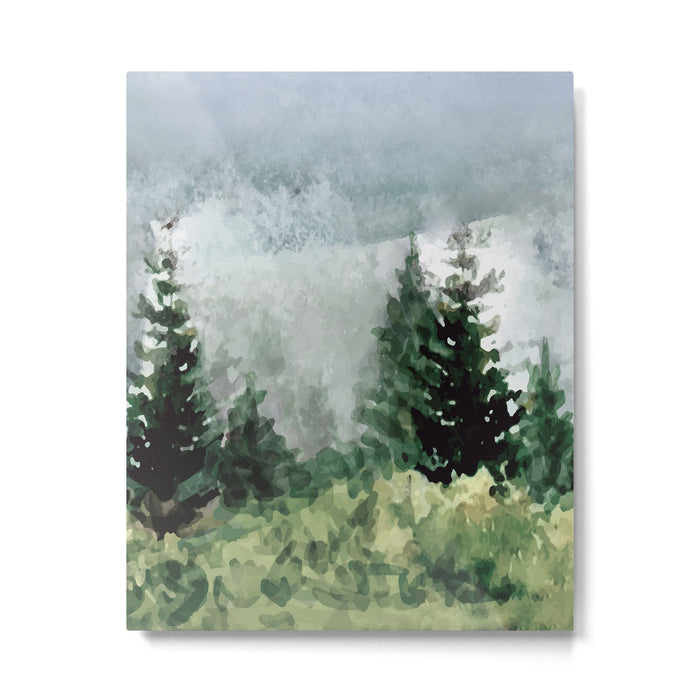 Pine Trees 2 Metal Print Gallery Image 1