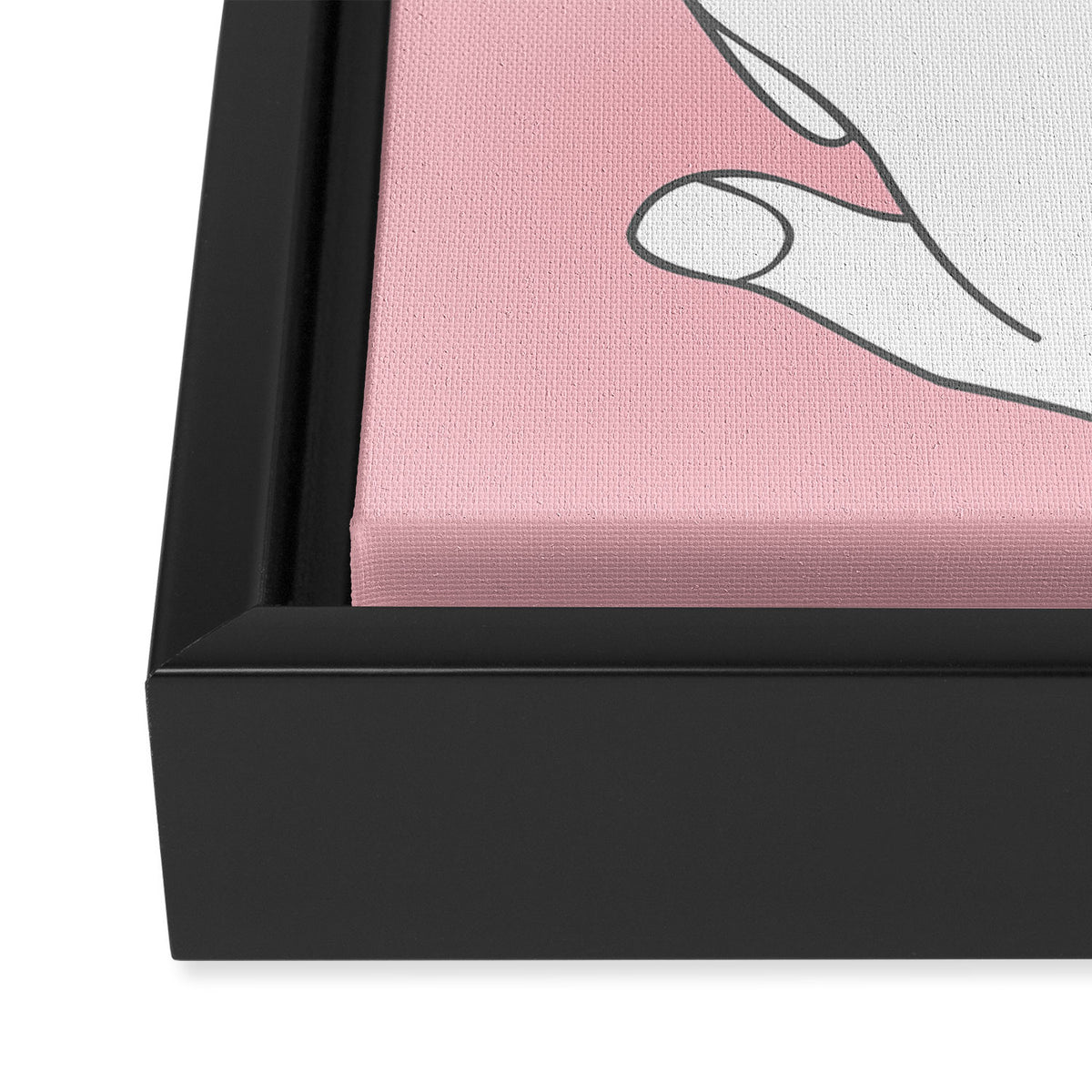 Pinky Promise 2 Framed Canvas Print Gallery Image 3