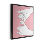 Pinky Promise 2 Framed Canvas Print Gallery Image 2