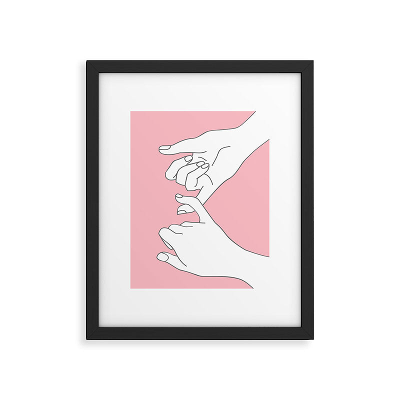 Pinky Promise 2 Framed Art Print Gallery Image 5