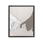 Pinky Promise 4 Framed Canvas Print Gallery Image 8