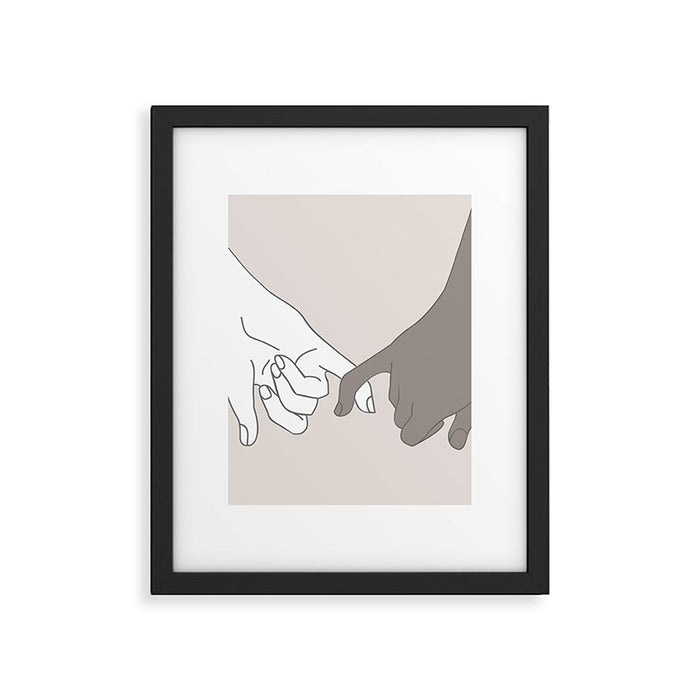 Pinky Promise 4 Framed Art Print Gallery Image 1