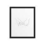 Pinky Promise Framed Art Print Gallery Image 6