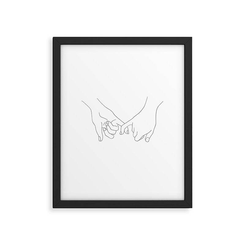 Pinky Promise Framed Art Print Gallery Image 6