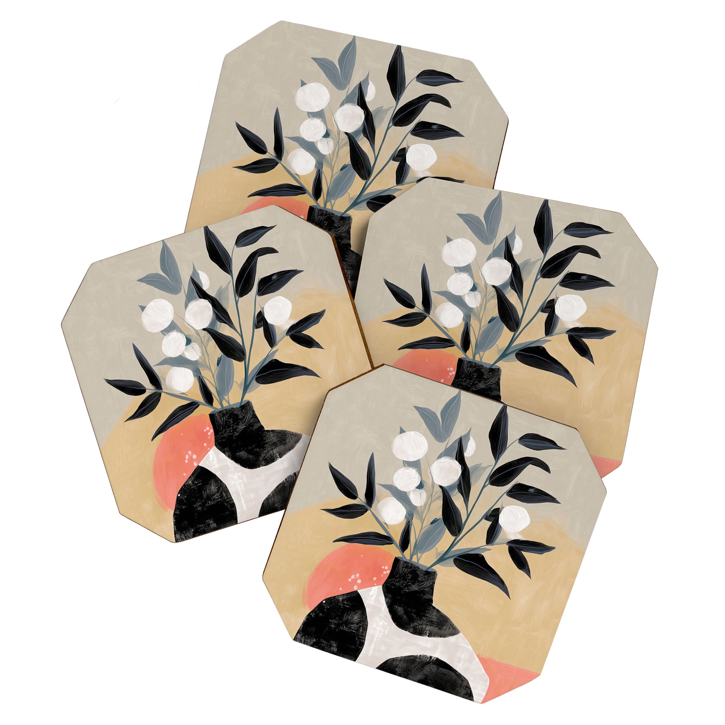 Sienna Blooms Coaster Gallery Image 1