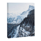Snowy Mountain Landscape Canvas Print Gallery Image 6