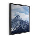 Snowy Mountain Peaks Framed Canvas Print Gallery Image 2