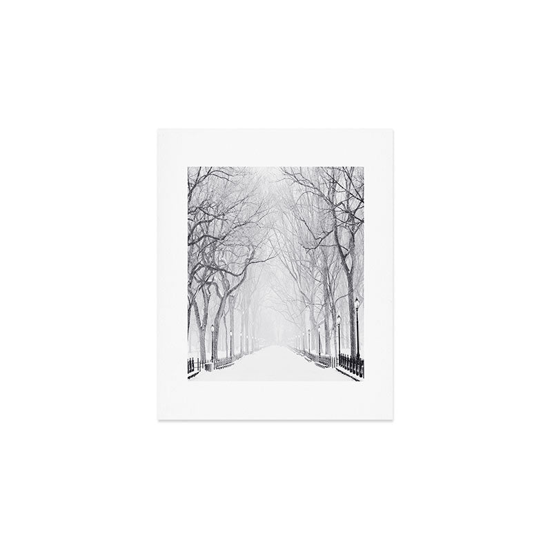Snowy Park Art Print Gallery Image 1