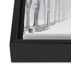 Snowy Park Framed Canvas Print Gallery Image 3