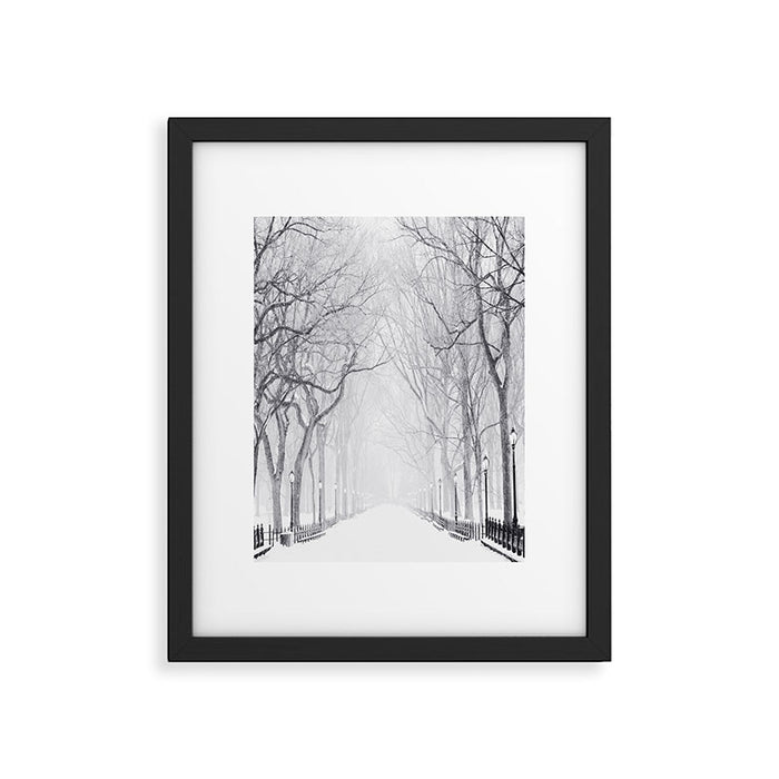 Snowy Park Framed Art Print Gallery Image 1