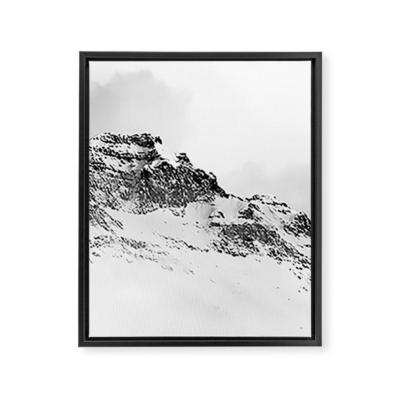 Snowy Peak Framed Canvas Print Gallery Image 6