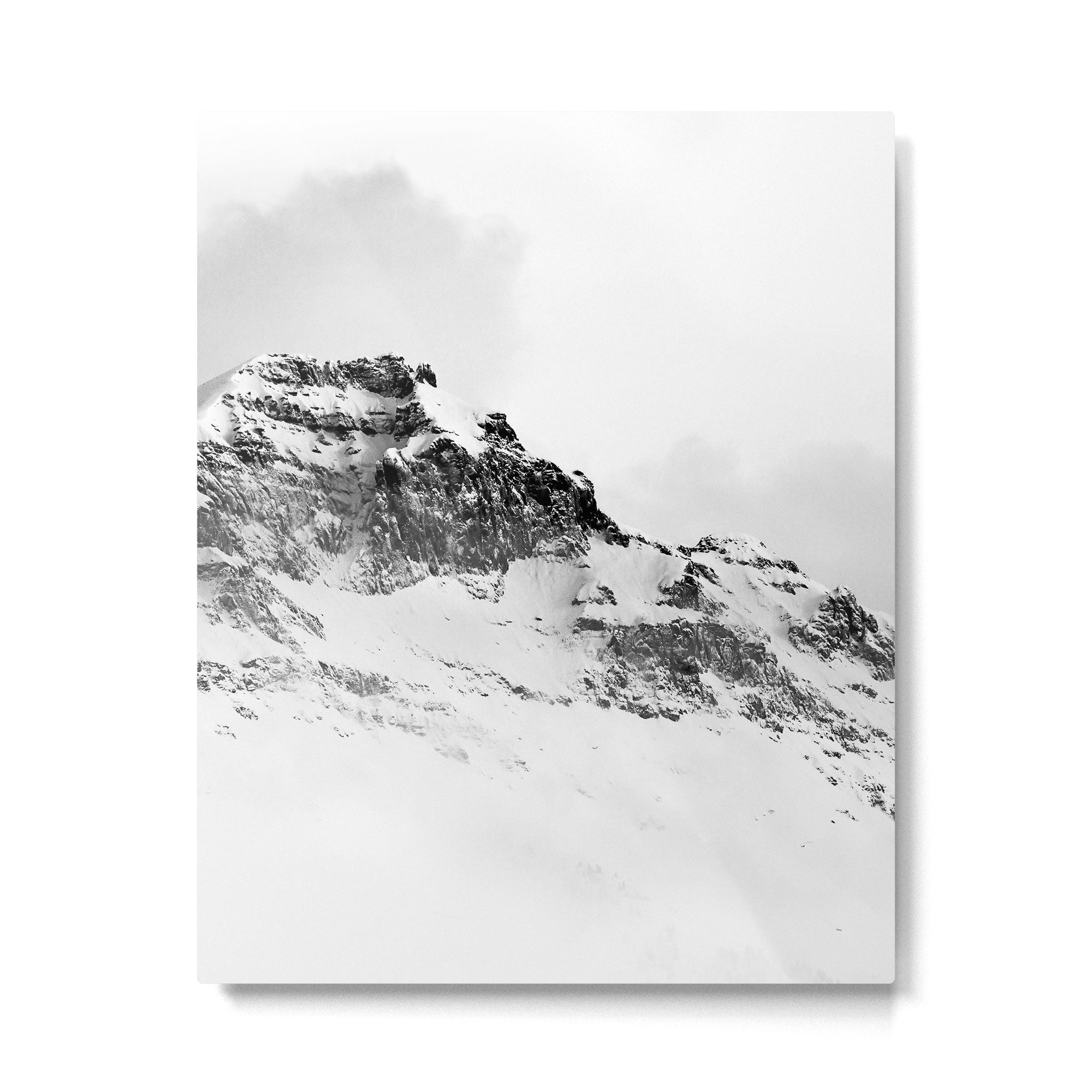 Snowy Peak Metal Print Gallery Image 4