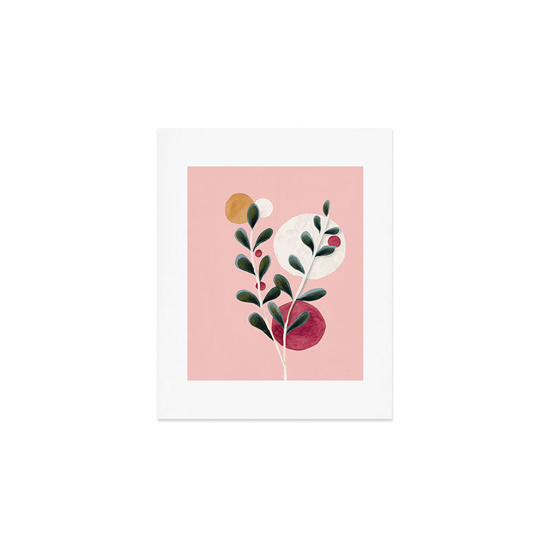 Soft Berry Branches Art Print Gallery Image 1