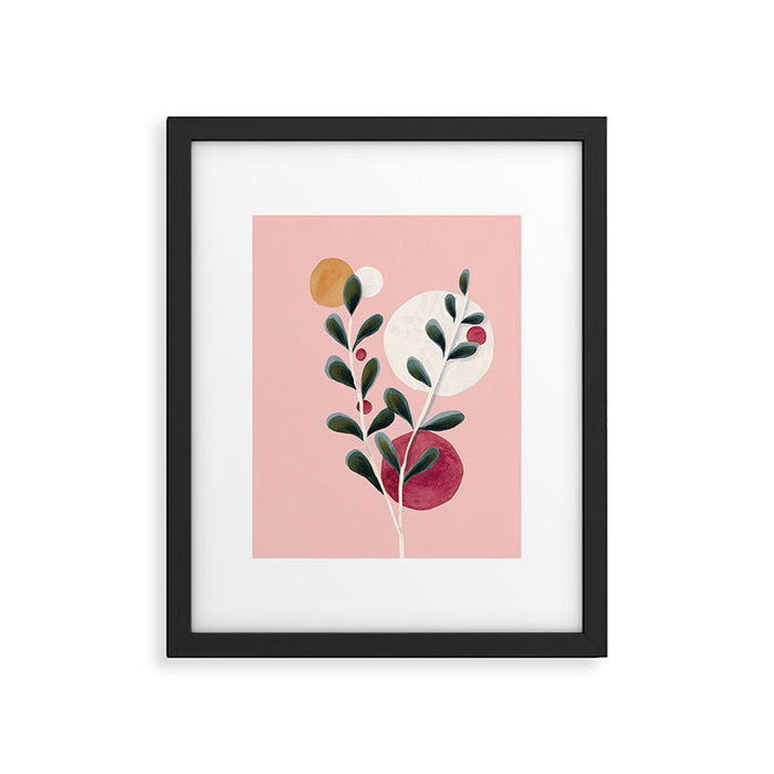 Soft Berry Branches Framed Art Print Gallery Image 1