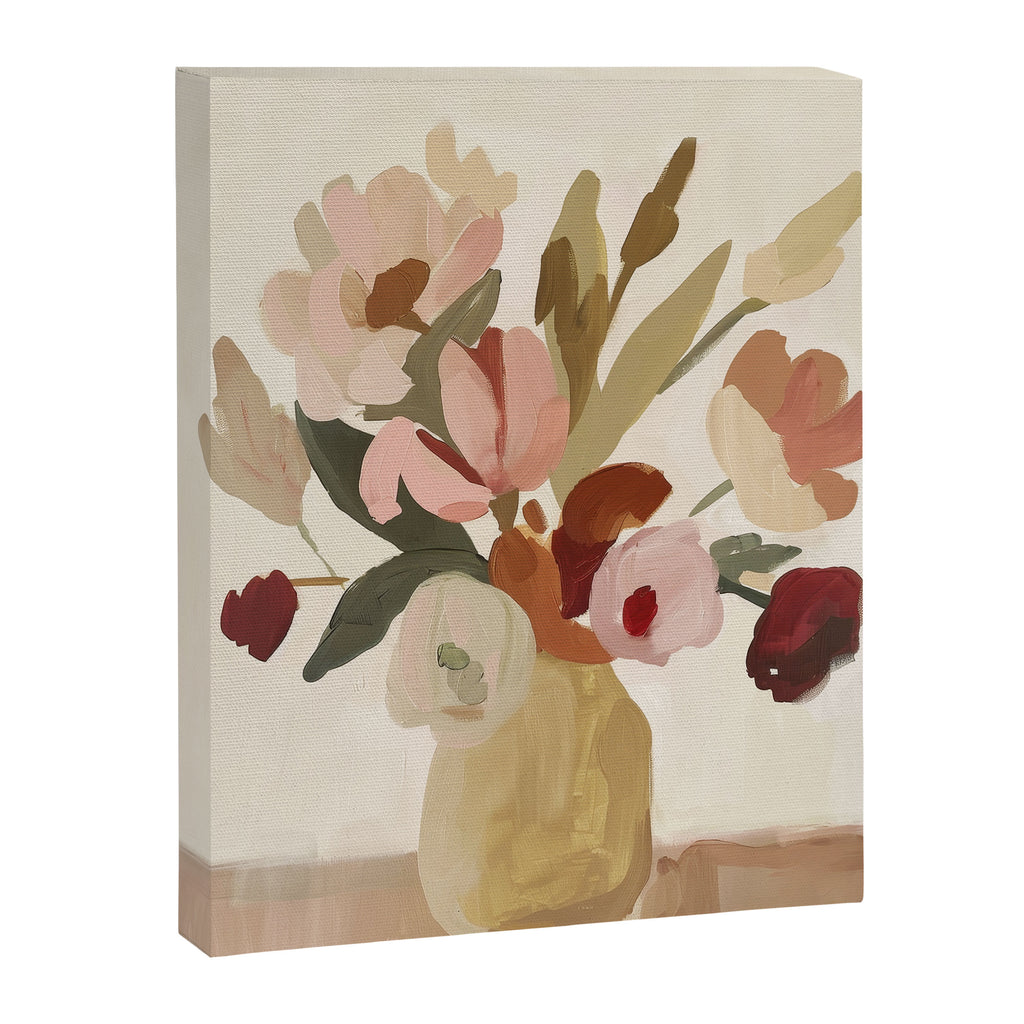Soft Floral Still Life Canvas Print Gallery Image 6