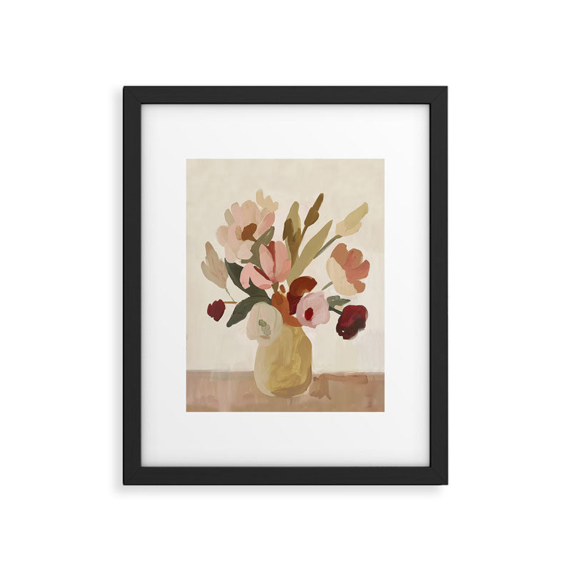 Soft Floral Still Life Framed Art Print Gallery Image 5