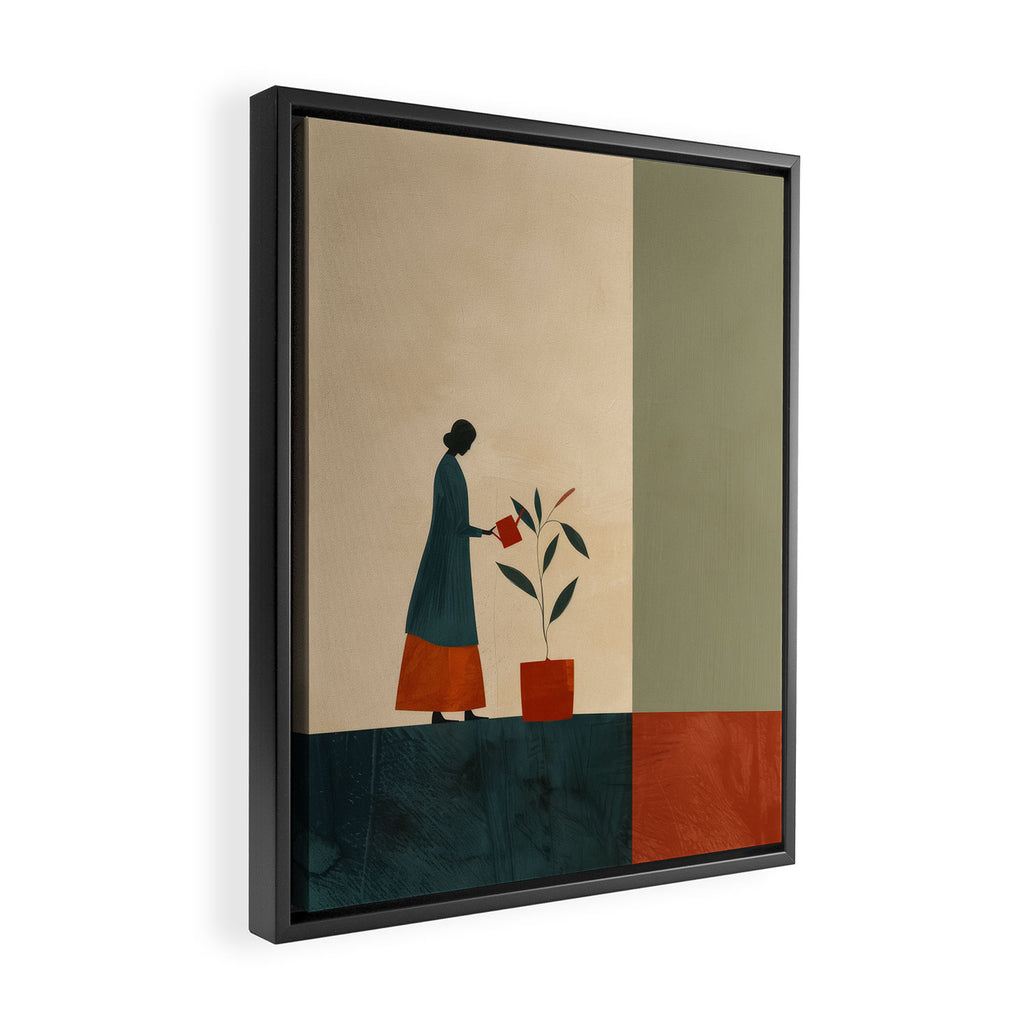 Soft Growth Framed Canvas Print Gallery Image 2