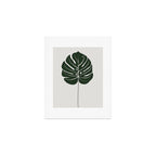 Split Philodendron Leaf Illustration Art Print Gallery Image 1