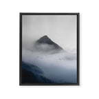 Still Summit - Birds Over Foggy Ridge Framed Canvas Print Gallery Image 6