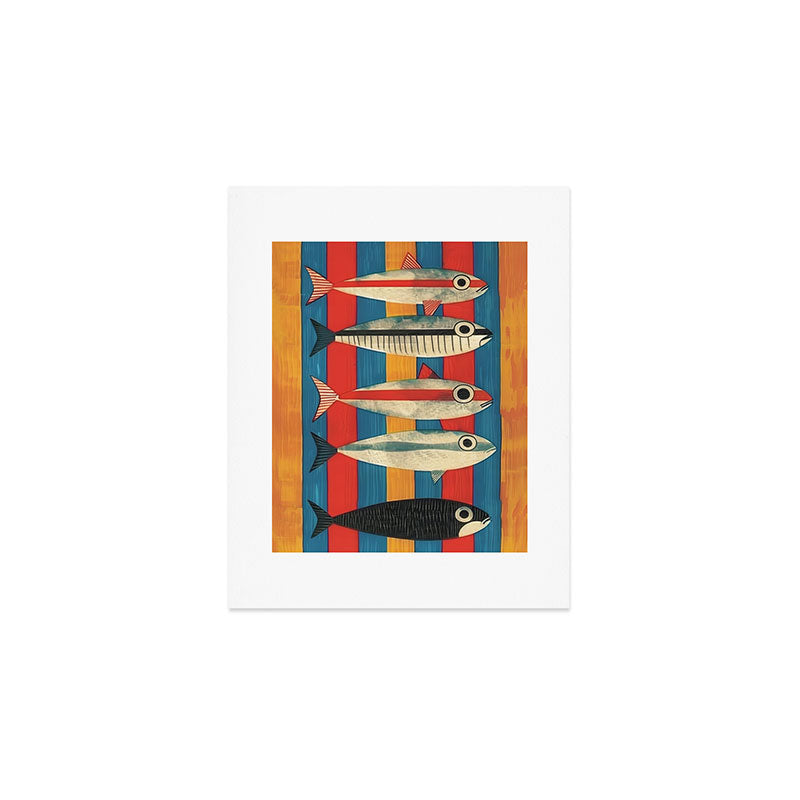 Stripes of the Sea Art Print Gallery Image 1