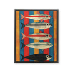 Stripes of the Sea Framed Canvas Print Gallery Image 6