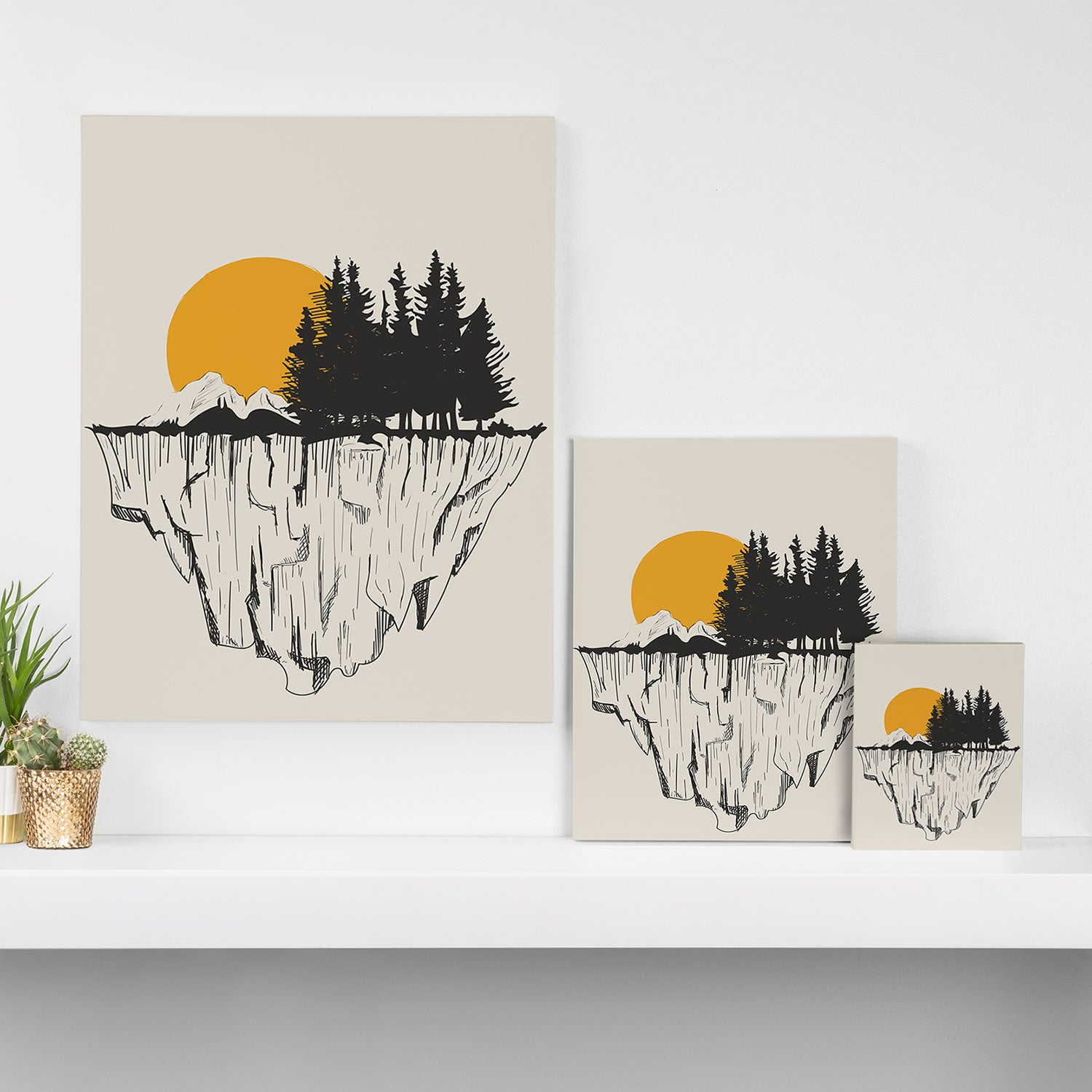 Sunrise Canvas Print Gallery Image 3