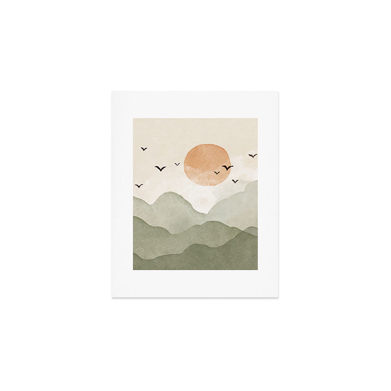 Sunset Migration Art Print Gallery Image 1