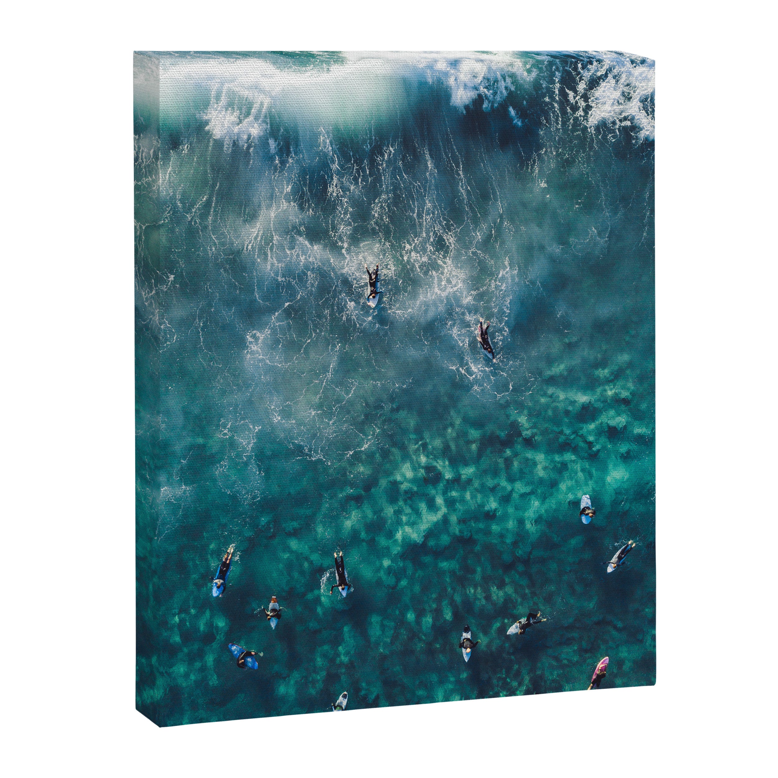 Surfing in the Ocean 2 Canvas Print Gallery Image 6