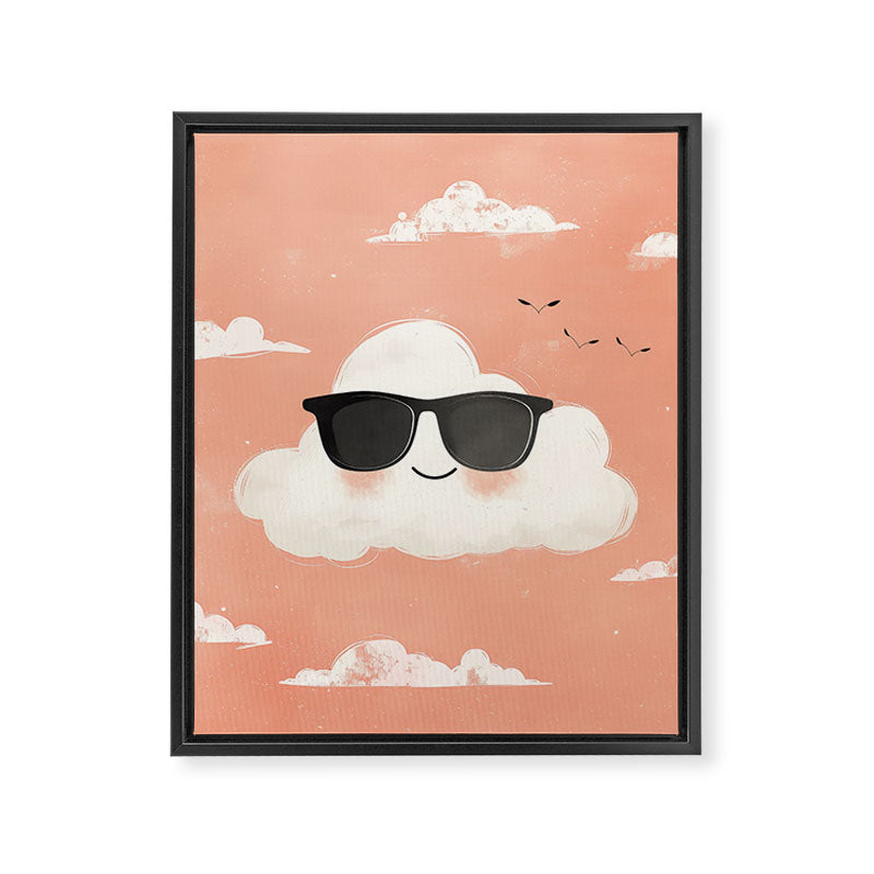 Too Cool to Rain Framed Canvas Print Gallery Image 6