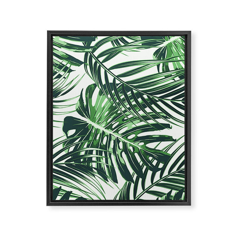 Tropical Leaves 4 Framed Canvas Print Gallery Image 6