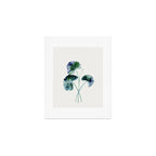Water lily leaves Art Print Gallery Image 1