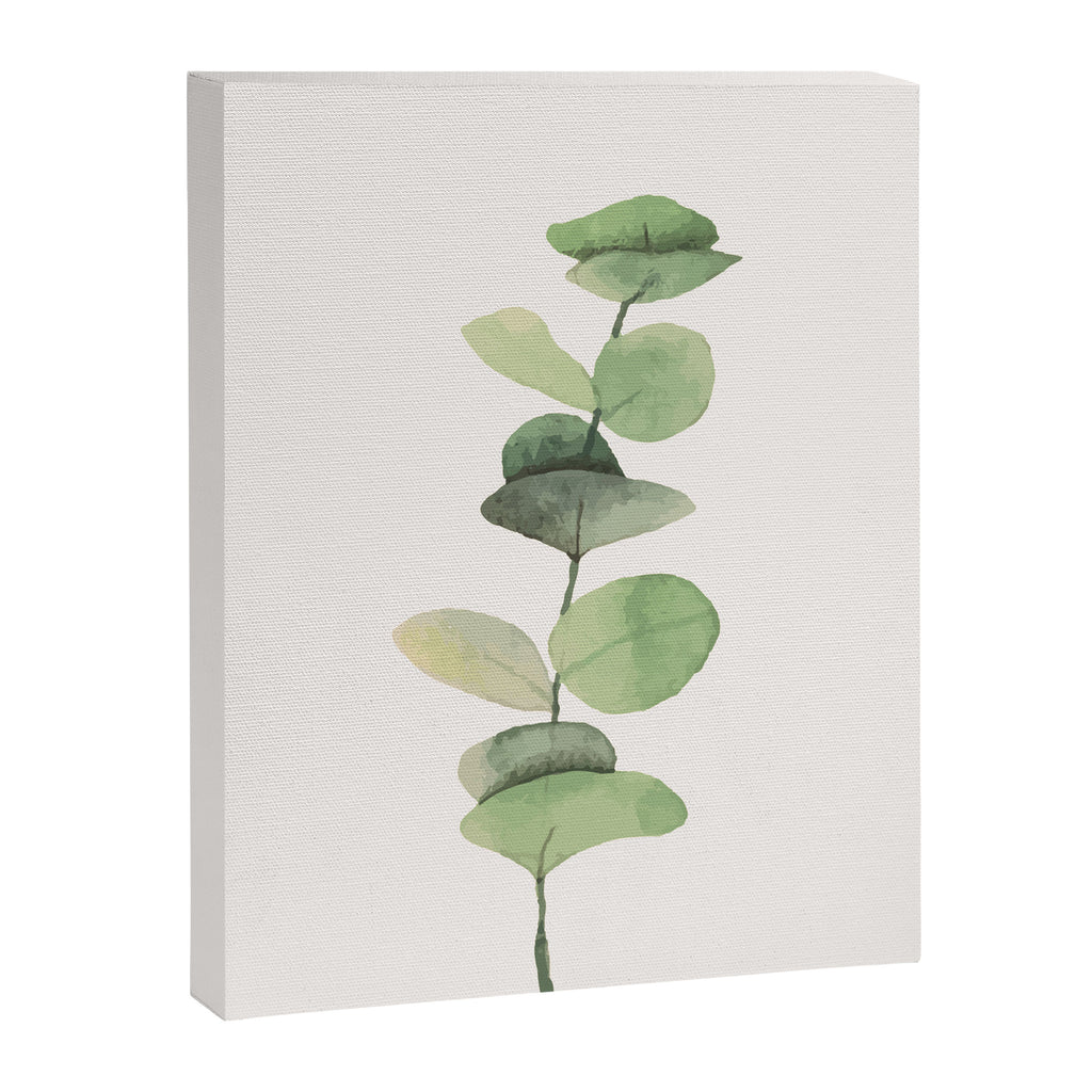Watercolor Eucalyptus Branch Canvas Print Gallery Image 6
