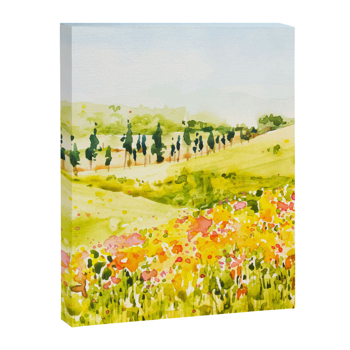 Watercolor Landscape Canvas Print Gallery Image 8