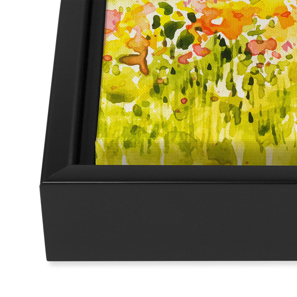 Watercolor Landscape Framed Canvas Print Gallery Image 3