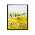 Watercolor Landscape Framed Canvas Print Gallery Image 8